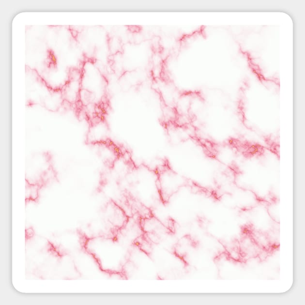 Rose Gold Marble Sticker by QuBe